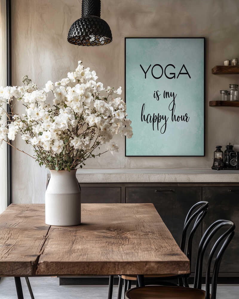 Yoga Happy Hour Quote