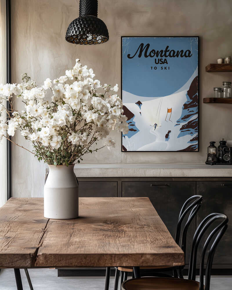Vintage Montana Ski