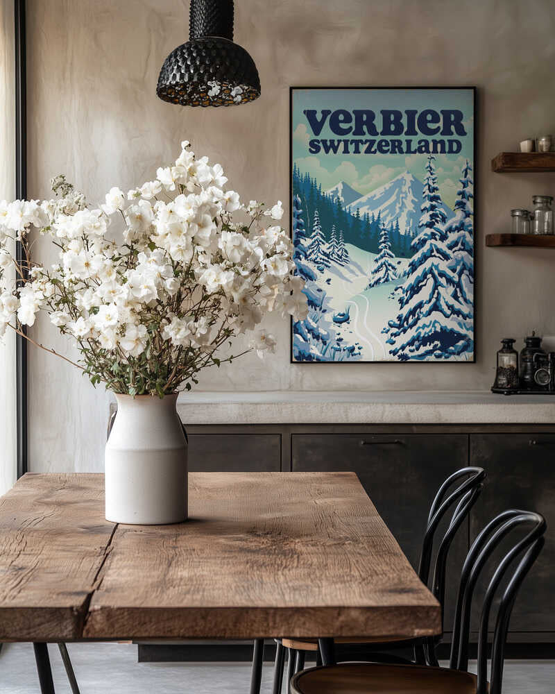 Verbier Mountain Ski Slopes