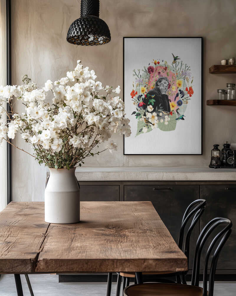 Dreamy Floral Reflection