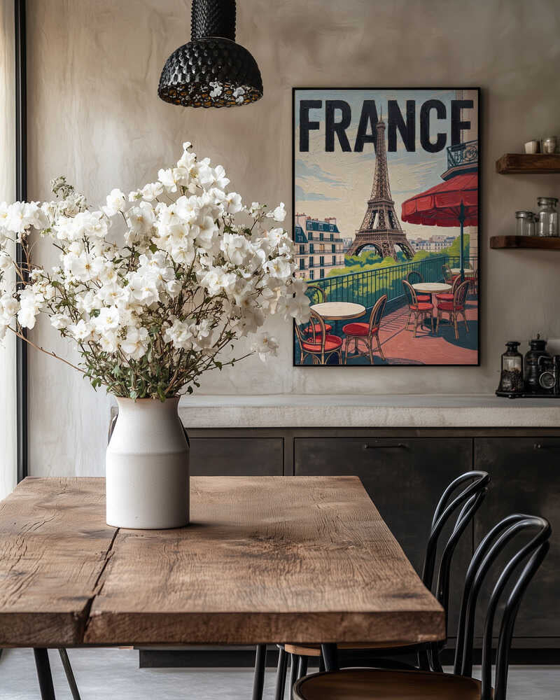Eiffel Tower Cafe Terrace