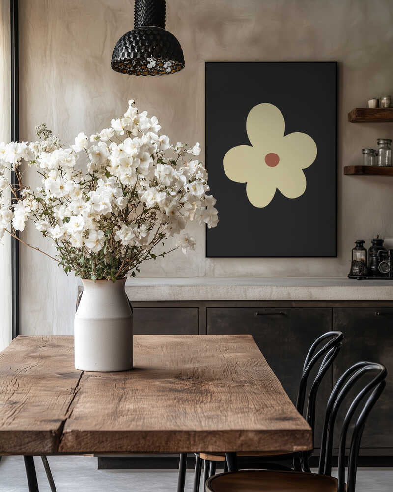 Minimal Cream Bloom