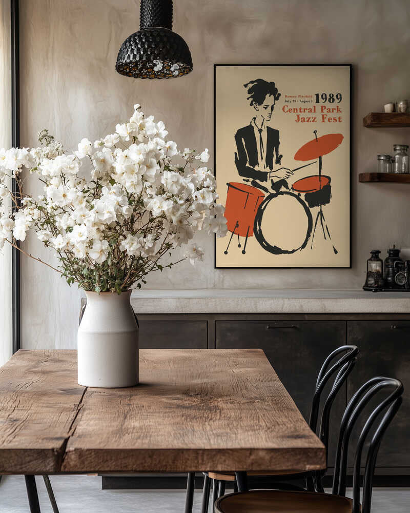 Vintage Jazz Drummer