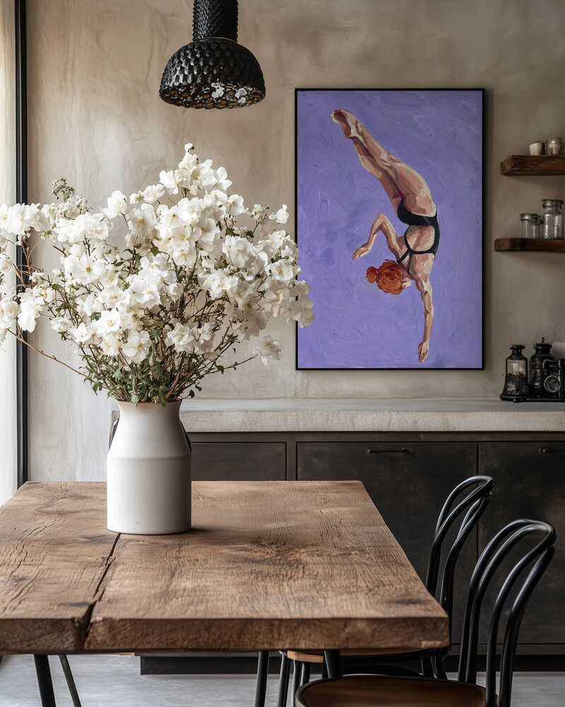 Graceful Purple Dive