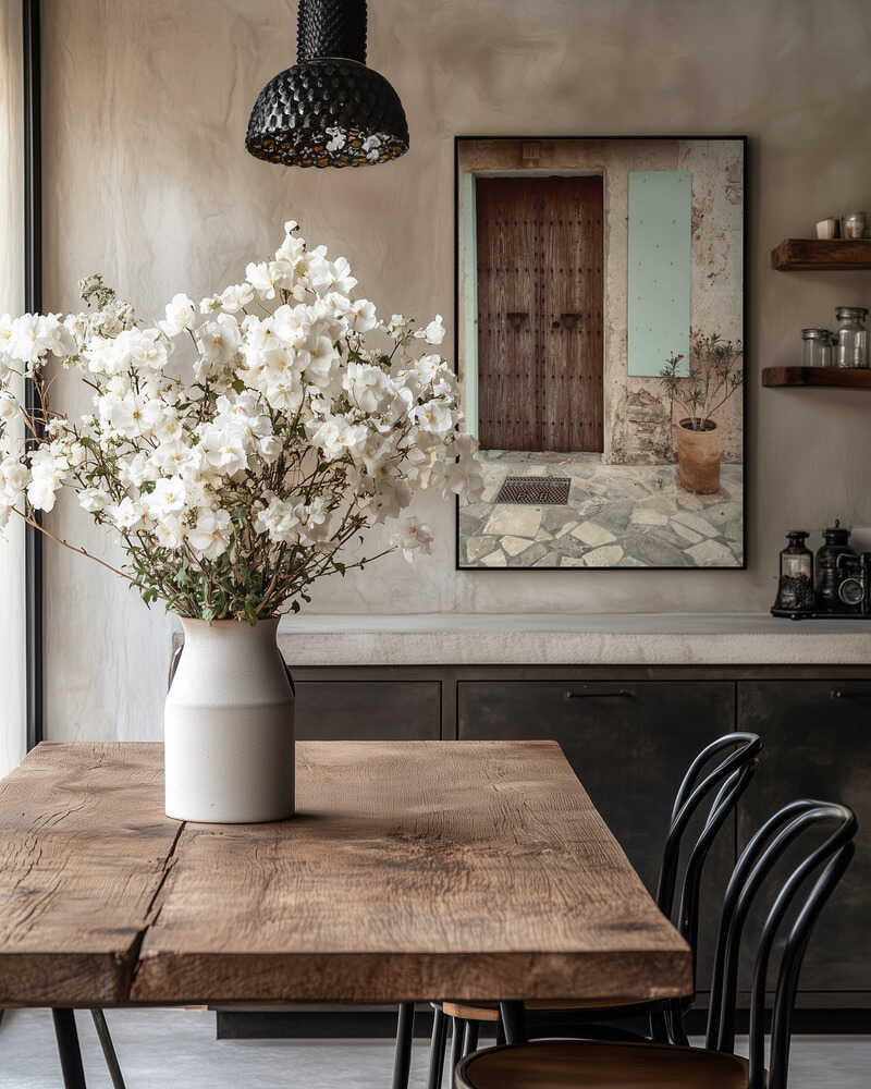 Rustic Mediterranean Entrance