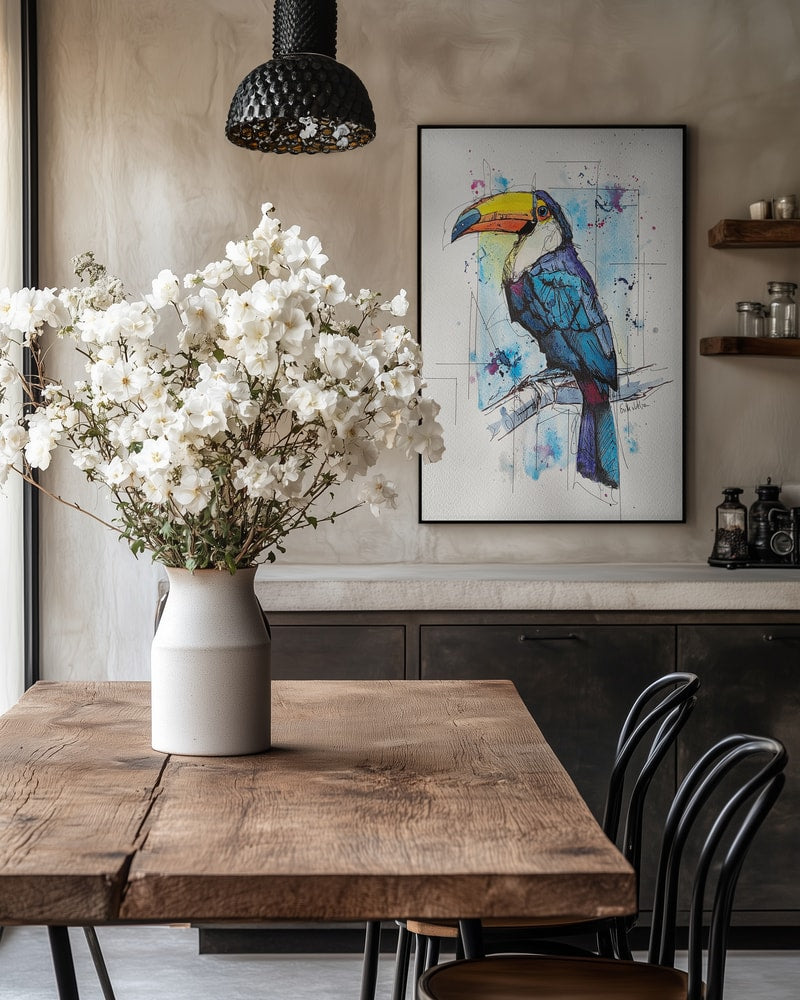 Vibrant Tropical Toucan