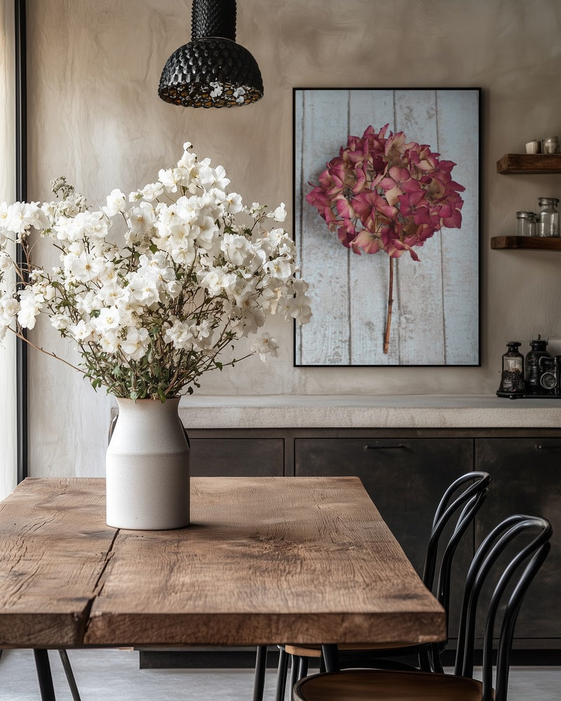 Rustic Dried Hydrangea