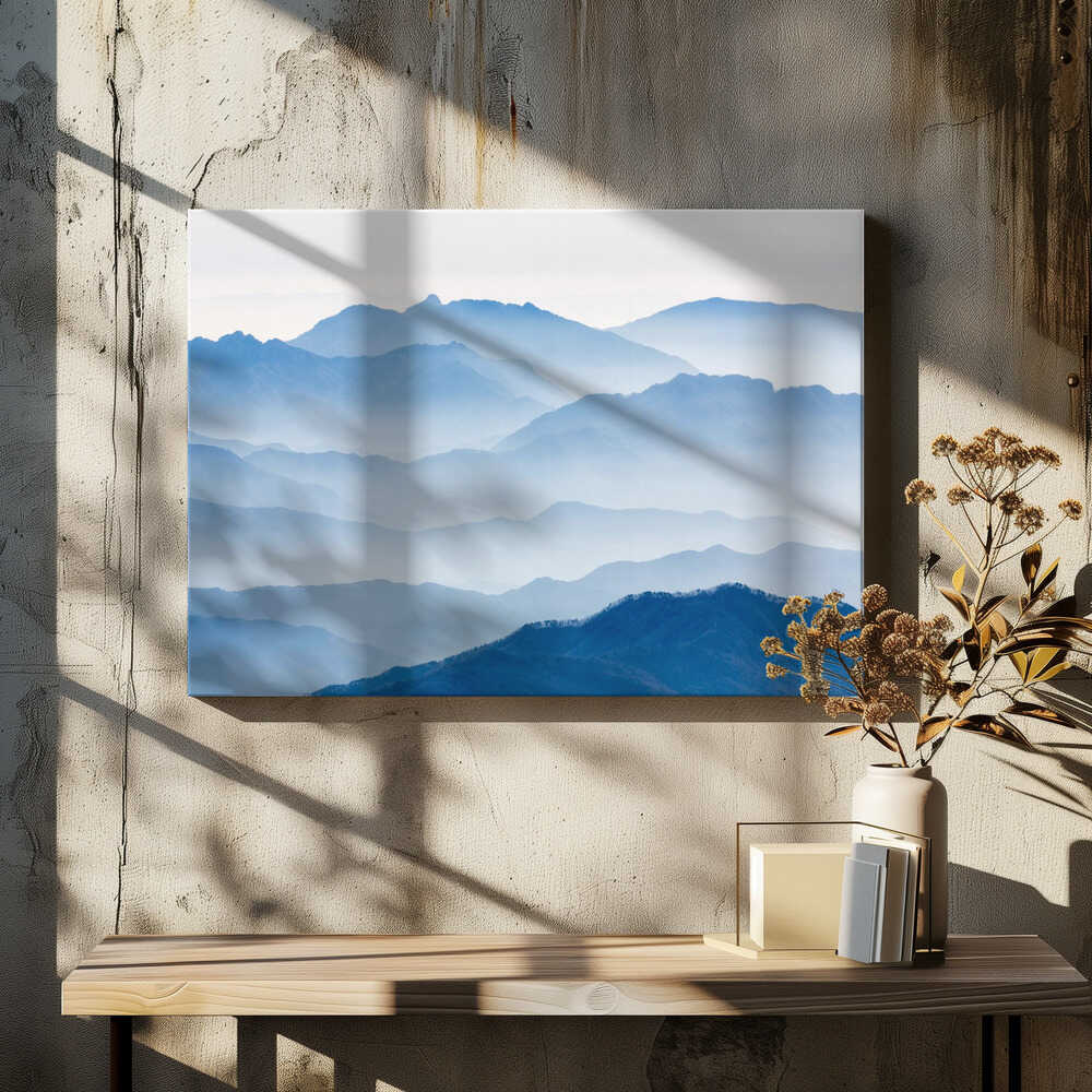 Misty Blue Mountains