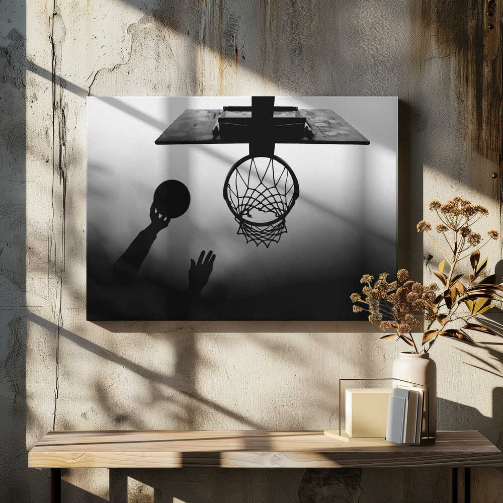 Basketball Silhouette Shot