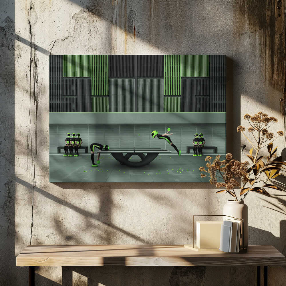 Futuristic Ping Pong Game
