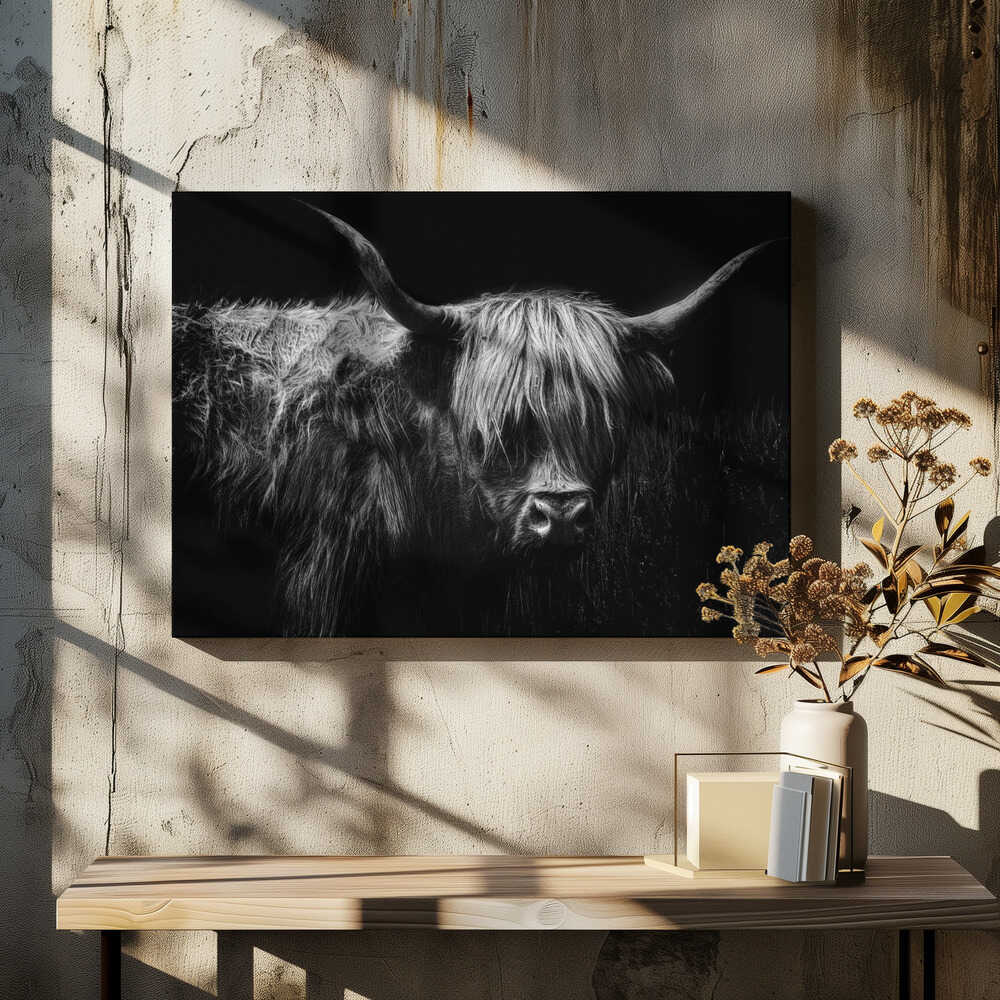 Highland Cow Porträtt