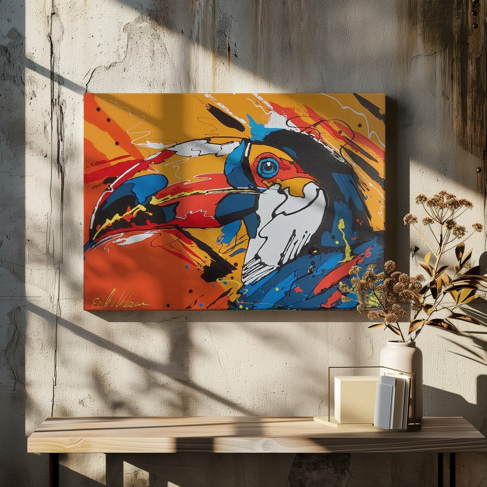 Vibrant Tropical Toucan