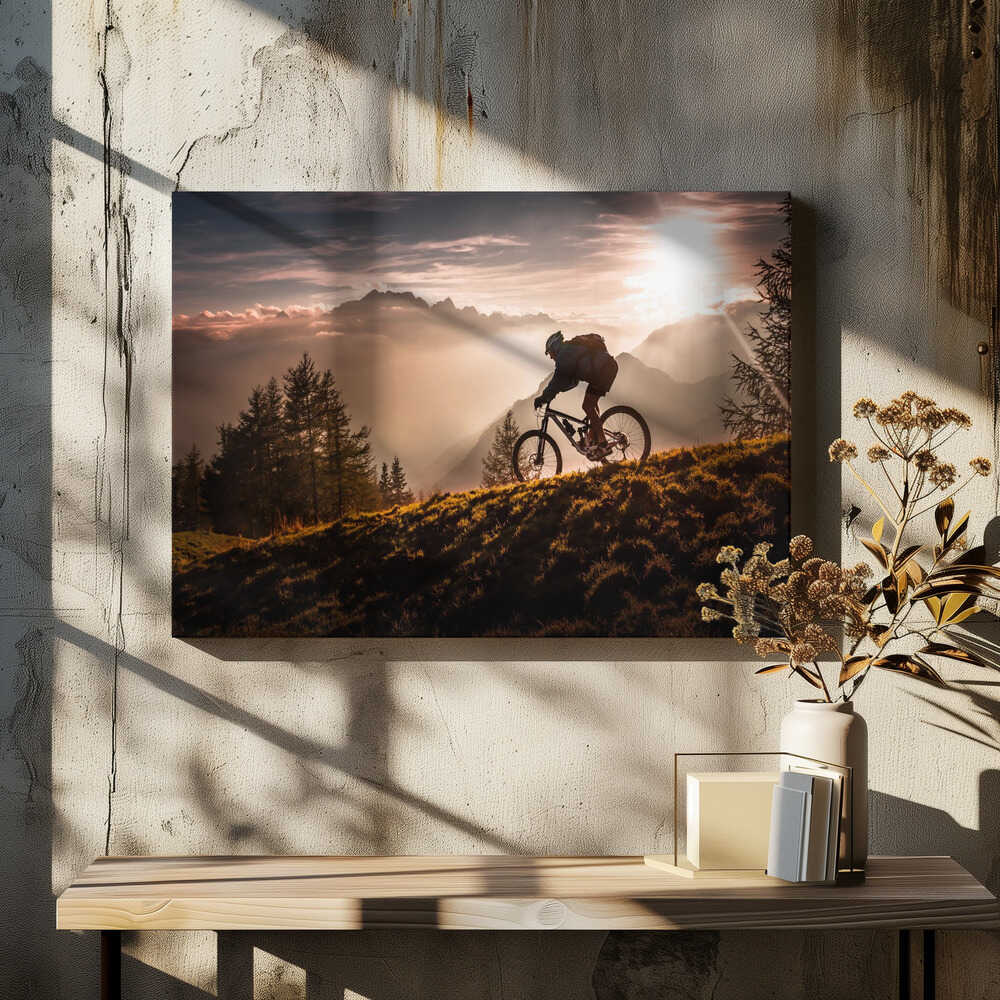 Mountain Biking Golden Hour