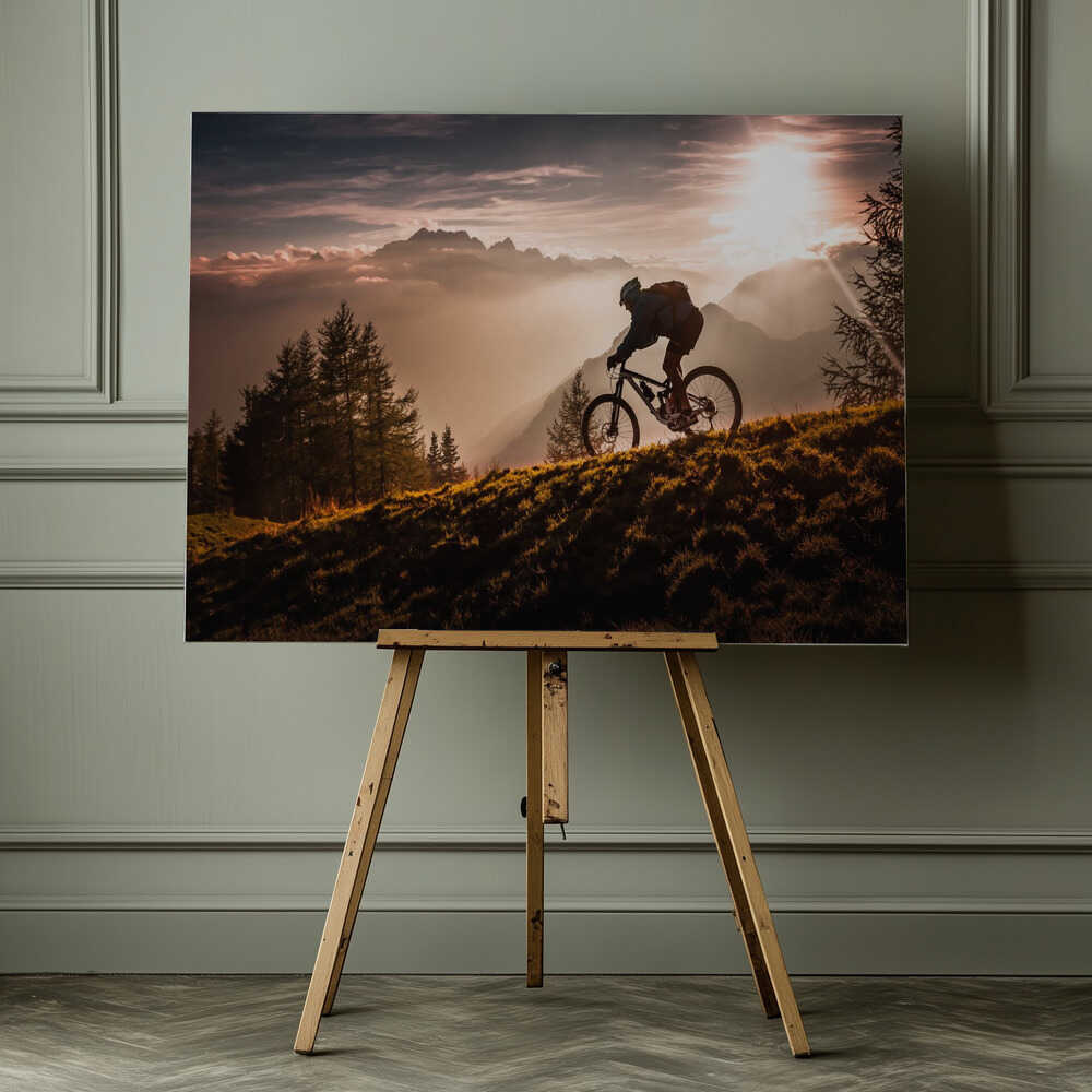 Mountain Biking Golden Hour