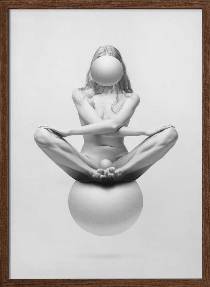 Nude Meditative Balance