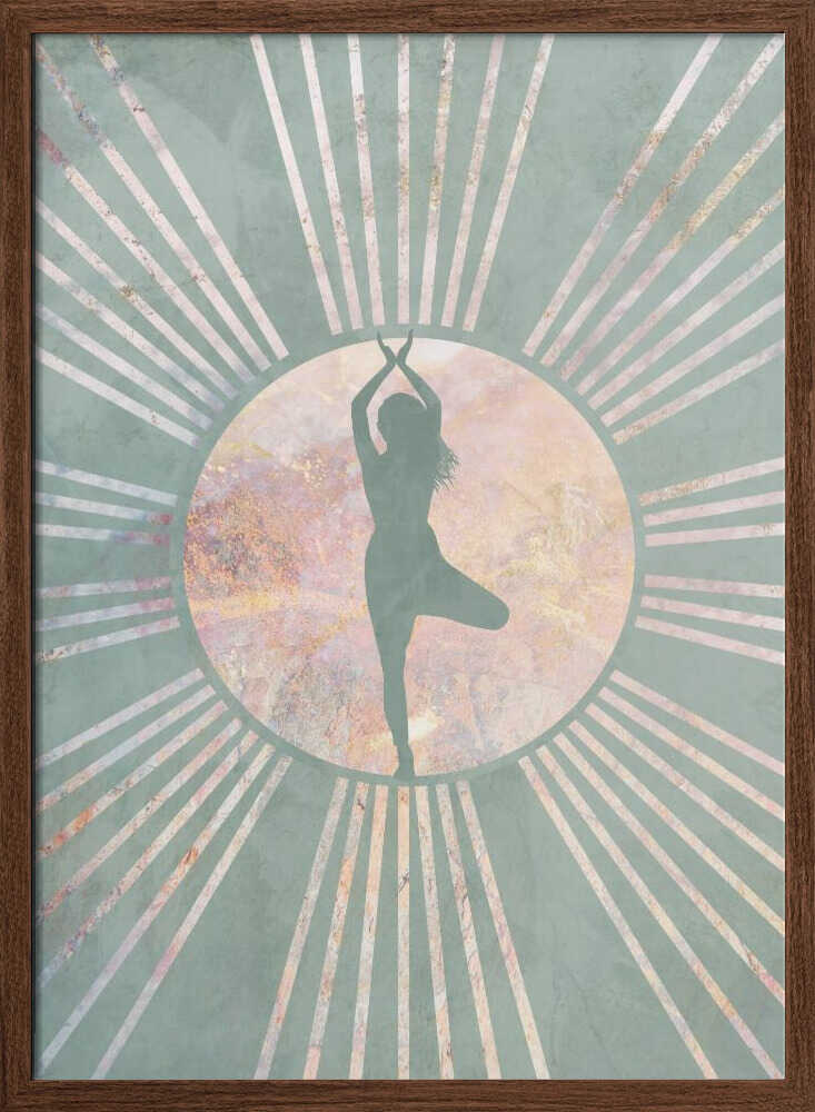 Meditative Sunburst Yoga