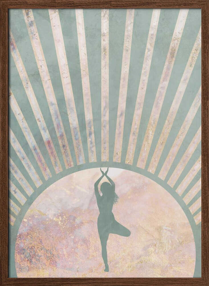 Serene Yoga Silhouette