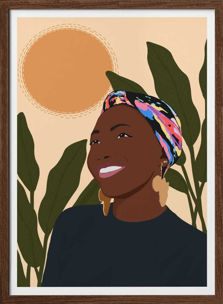 Radiant African Woman