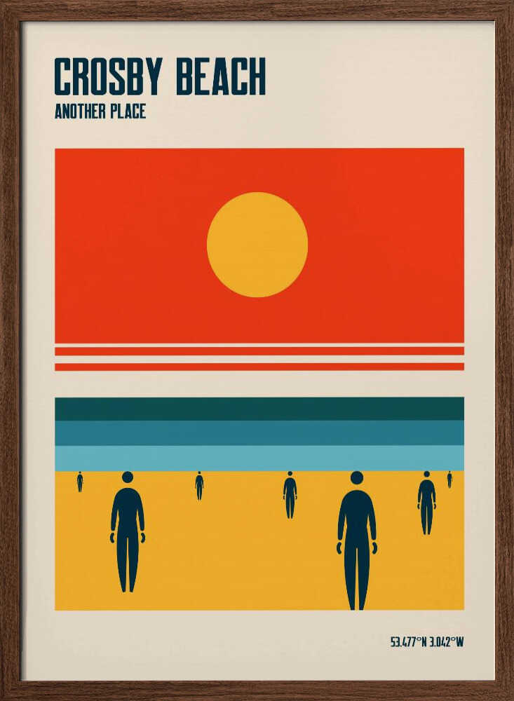 Crosby Beach Sun and Figures
