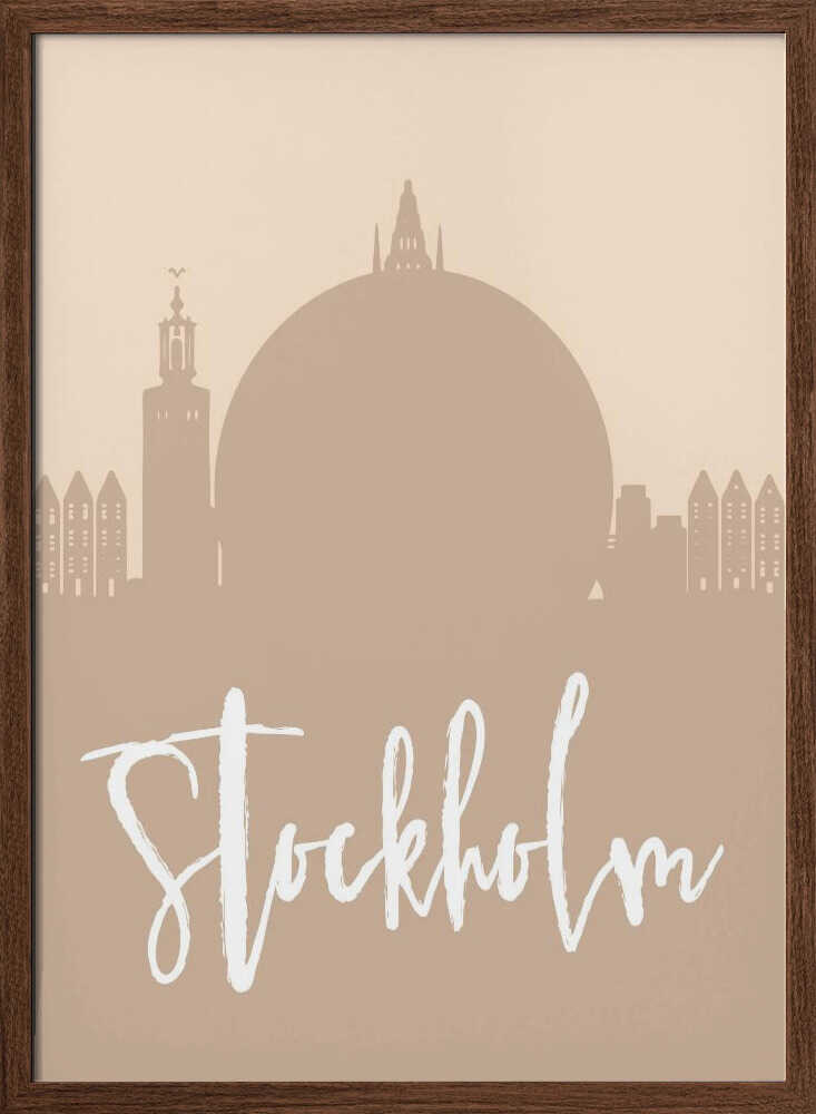 Stockholm City Skyline
