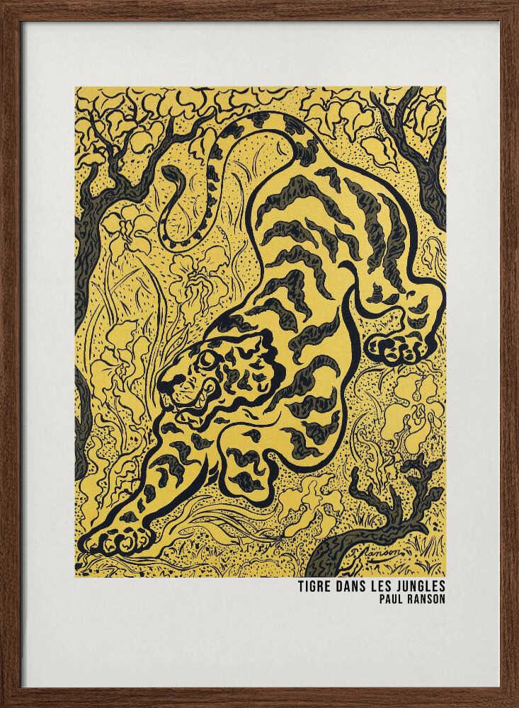 Tigre Dans Les Jungles Poster