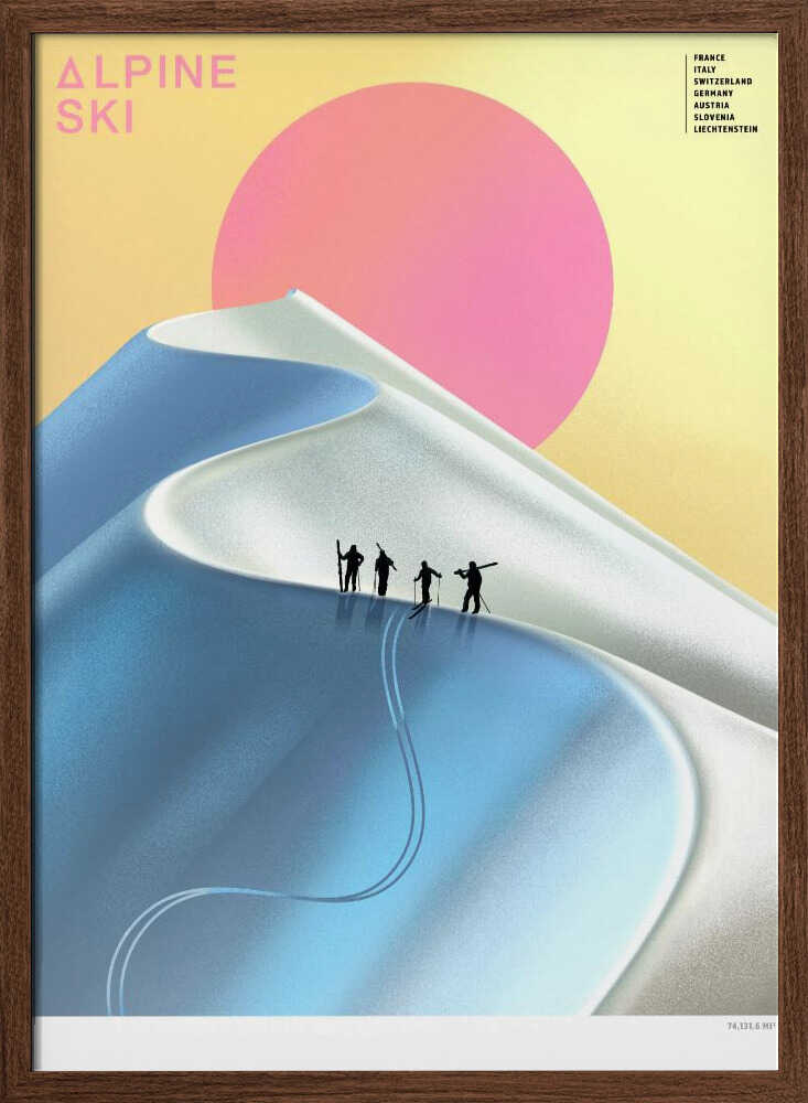 Alpine Skiers Ascent