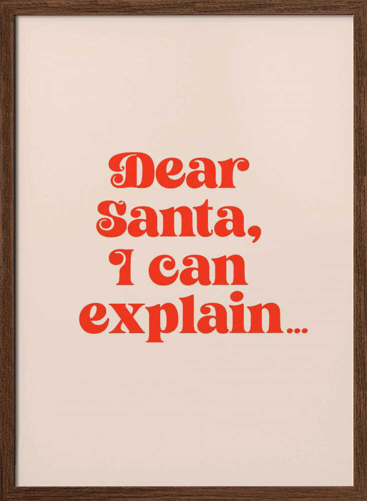 Dear Santa I can Explain