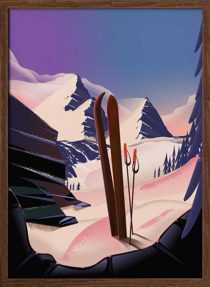 Alpine Twilight Skis