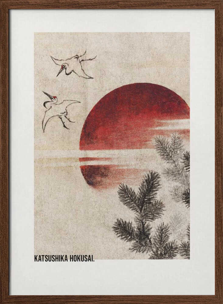 Birds and Sunset, From Album of Sketches (1814)