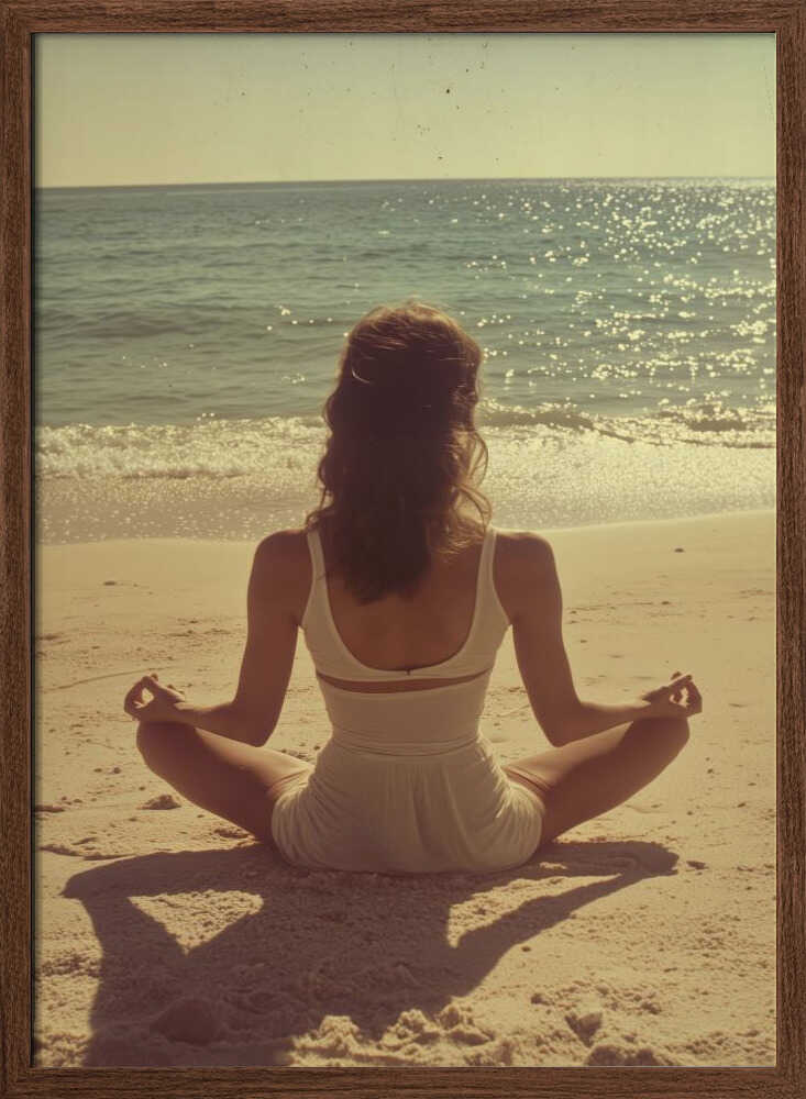 Serene Beach Meditation