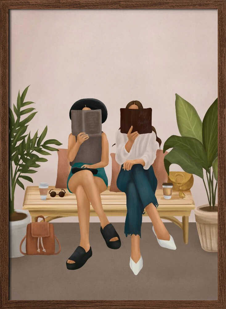 Friends Reading Books