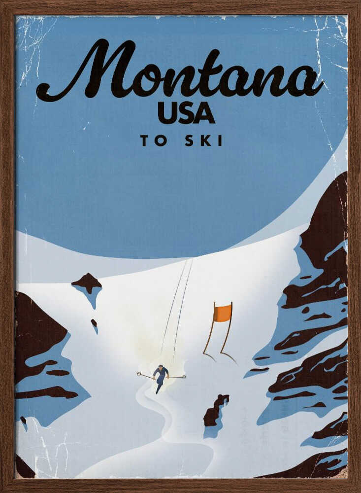 Vintage Montana Ski