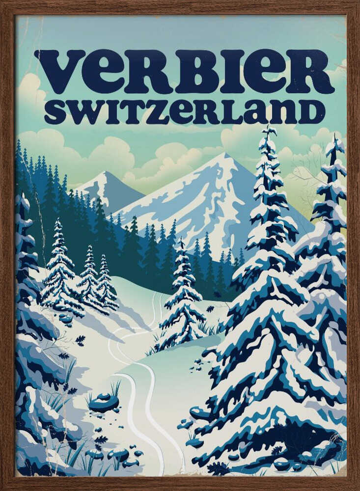 Verbier Mountain Ski Slopes