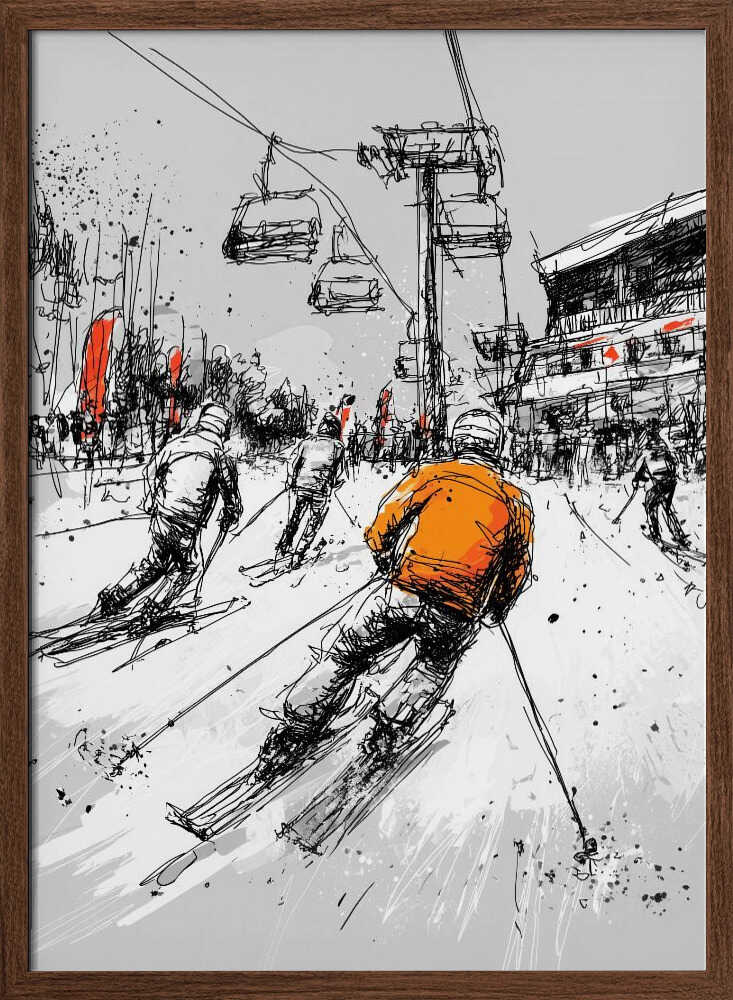 Dynamic Skiing Action