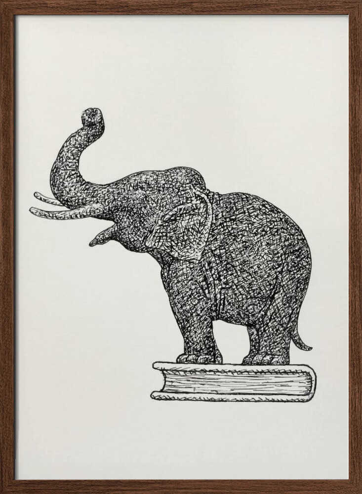 Elephant On a Book (1935 1936)