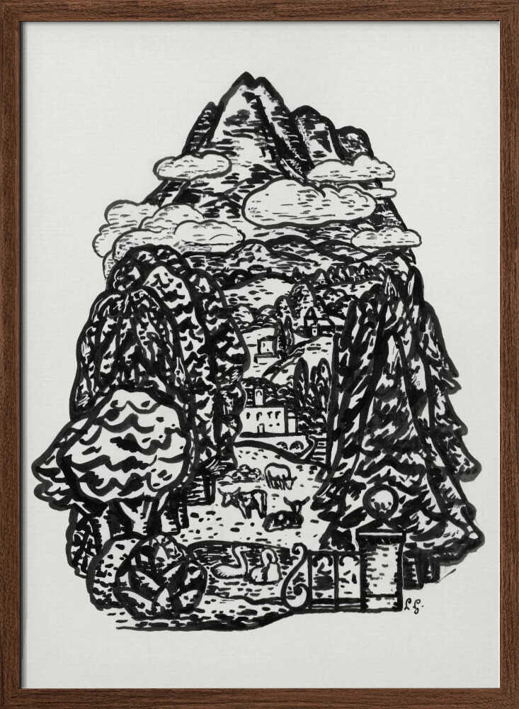 Mountain Landscape (ca. 1891–1941)