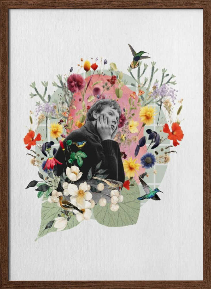 Dreamy Floral Reflection