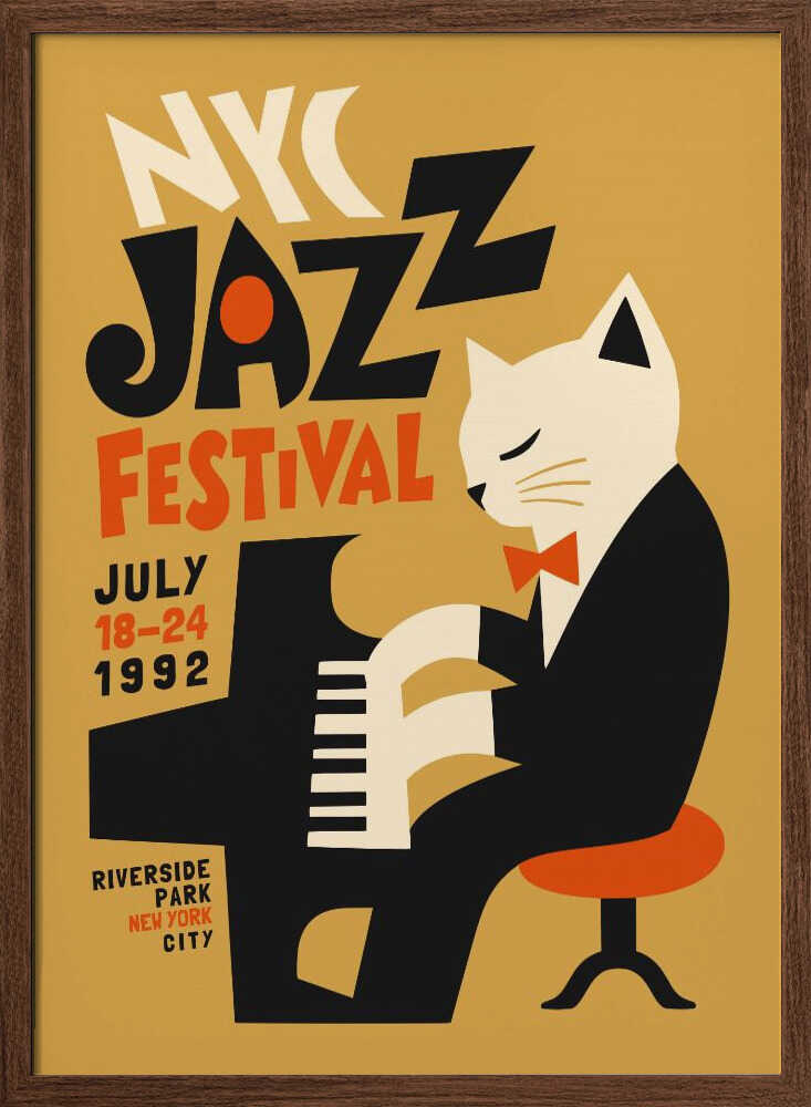 Tuxedo Cat Jazz Pianist