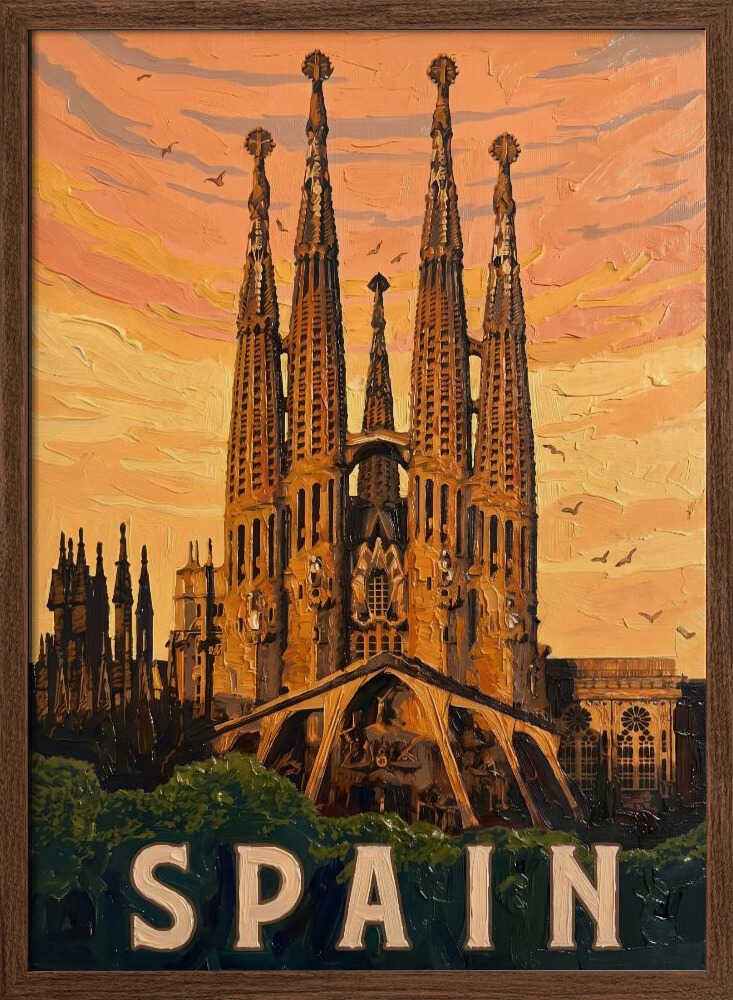 Golden Sagrada Familia