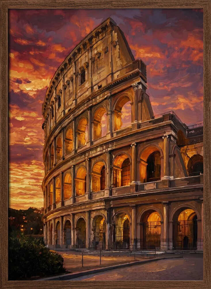 Colosseum Sunset Glow