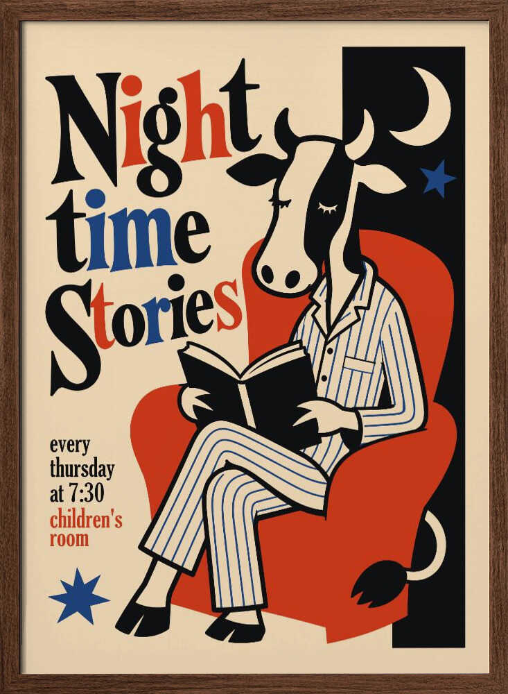 Nighttime Story Cow