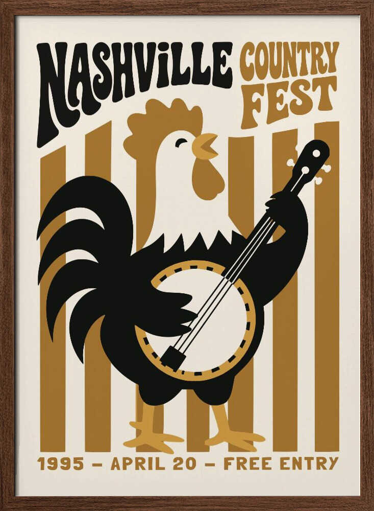 Nashville Banjo Rooster