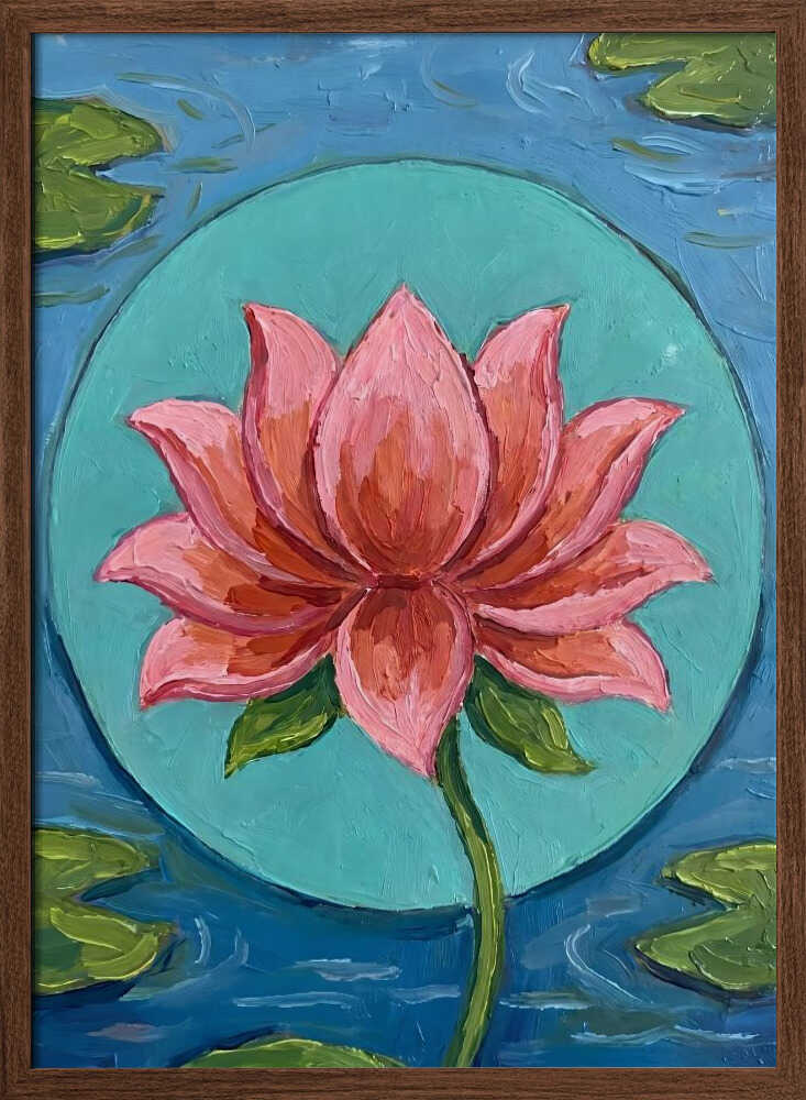 Peaceful Pink Lotus
