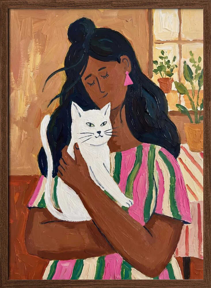 Cozy Cat Embrace