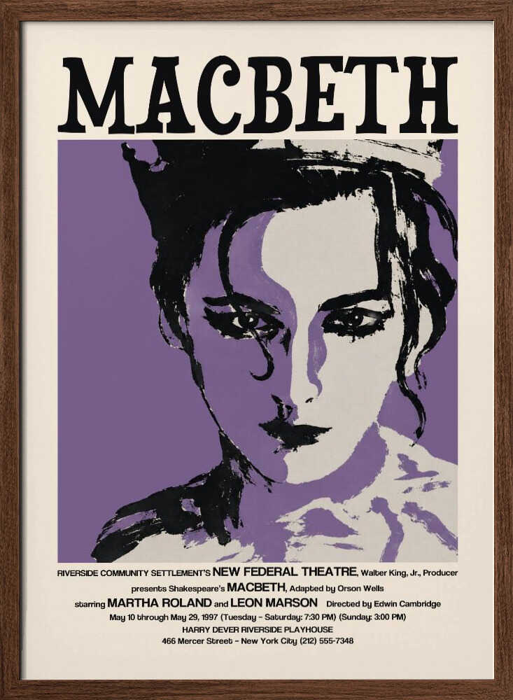 Dramatic Lady Macbeth