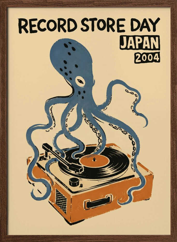 Retro Octopus DJ