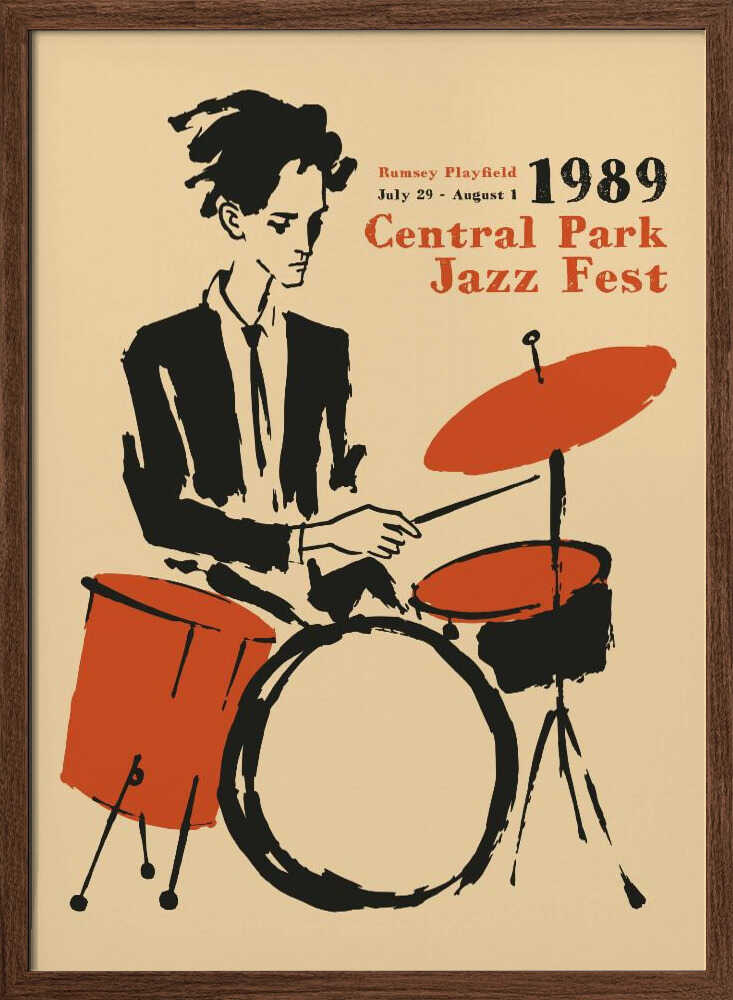 Vintage Jazz Drummer