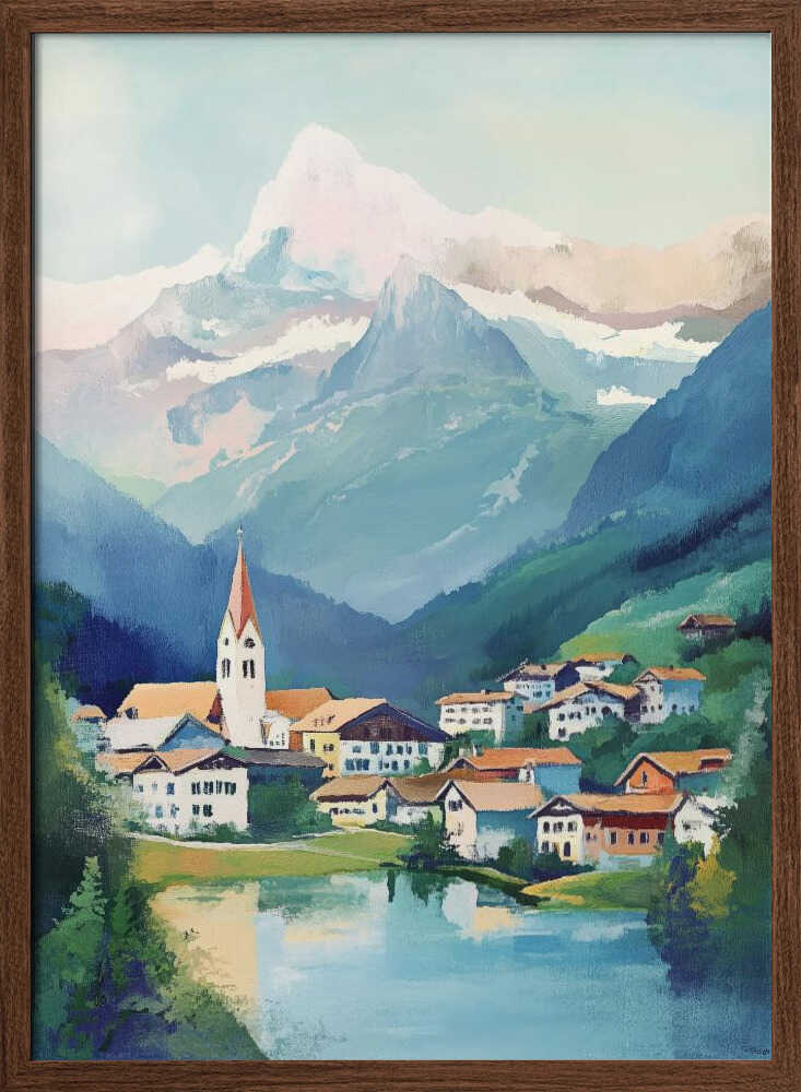 Idyllic Mountain Village