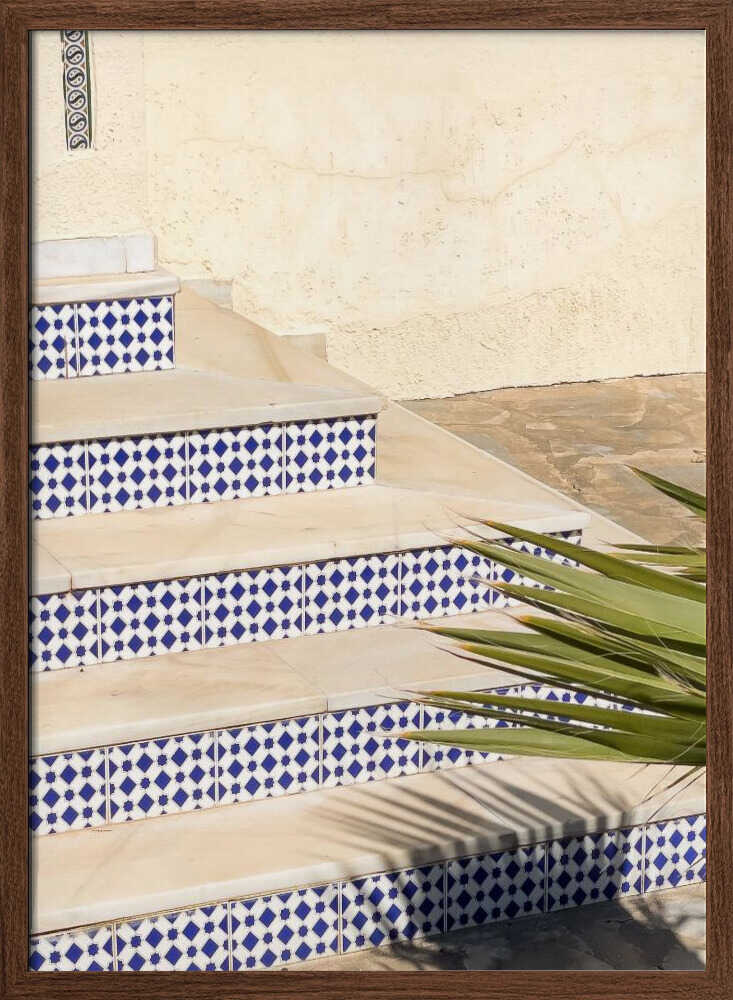 Mediterranean Blue Stairs