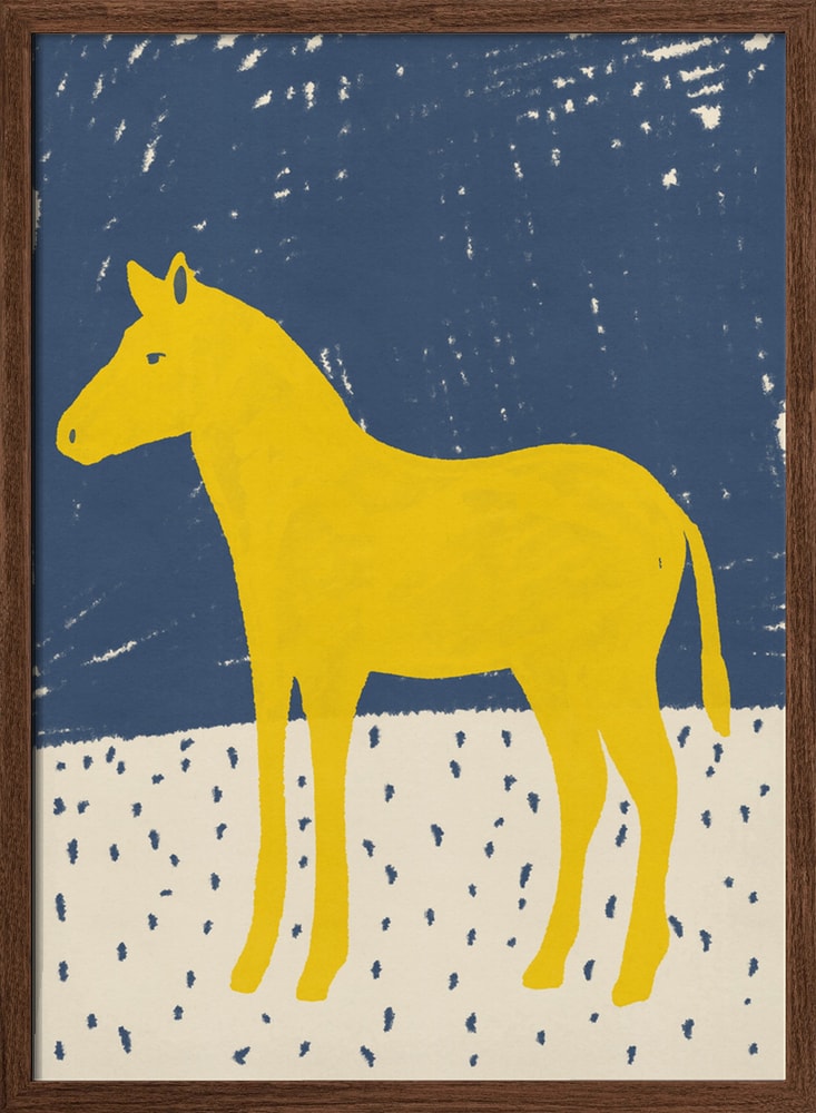 Yellow Horse Blue Sky